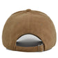 Retro Faux Suede Baseball Cap for Men and Women Hip Hop Cap with Adjustable Strap