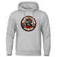 Men Hooded Biker Pullover. Hoody Warm Male Hip Hop Sportswear.