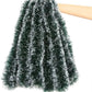 Green and White Christmas tinsel from 2 to 20 meters. For decorating a room or a Christmas tree.