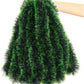 Green and White Christmas tinsel from 2 to 20 meters. For decorating a room or a Christmas tree.