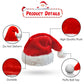 Christmas Santa Hat – Long Plush Holiday Hat for Adults & Kids