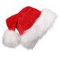 Christmas Santa Hat – Long Plush Holiday Hat for Adults & Kids