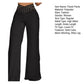 Summer wide leg trousers with high waist