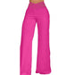 Summer wide leg trousers with high waist