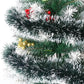 Green and White Christmas tinsel from 2 to 20 meters. For decorating a room or a Christmas tree.