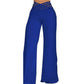 Summer wide leg trousers with high waist