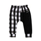 Pudcoco Boy Pants 1Y-6Y Fashion Toddler Kids Boys Plaid Bottom Pants Panty Harem Pants Trousers Casual