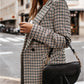 ✔ Women's Winter Plaid Long Suit Jacket